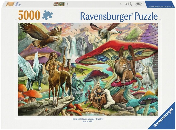 Mushrooms & Myths 5000 brikker Puslespil Ravensburger puslespil 