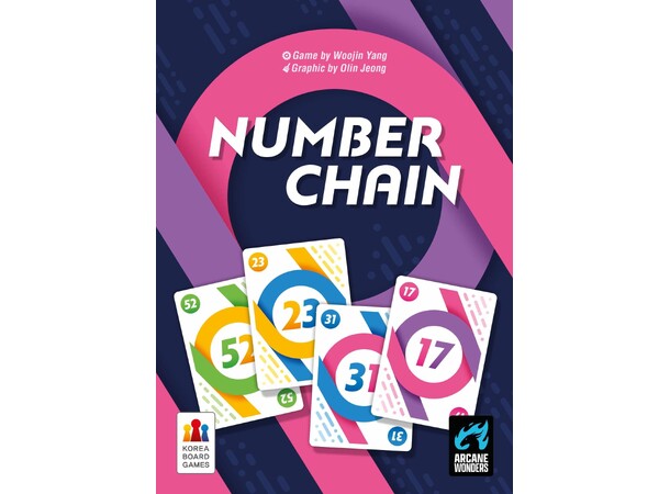 Number Chain Kortspil 