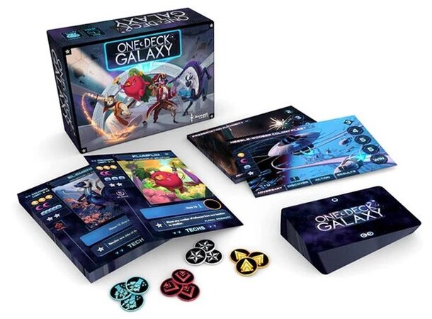 One Deck Galaxy Brætspil - Deluxe Ed 