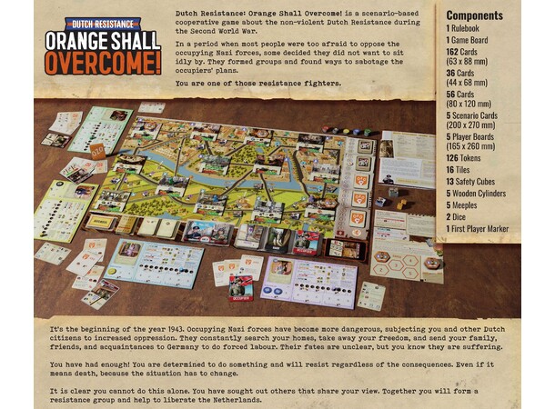 Orange Shall Overcome Brætspil Dutch Resistance 