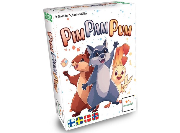 Pim Pam Pum Brætspil Dansk udgave 