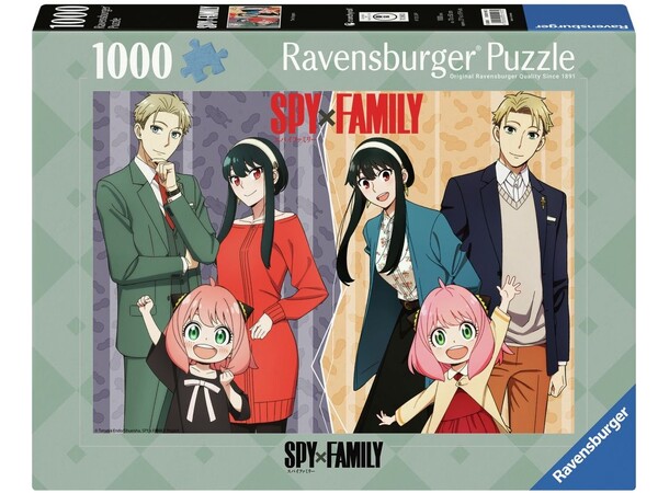Spy X Family 1000 brikker puslespil Ravensburger puslespil 