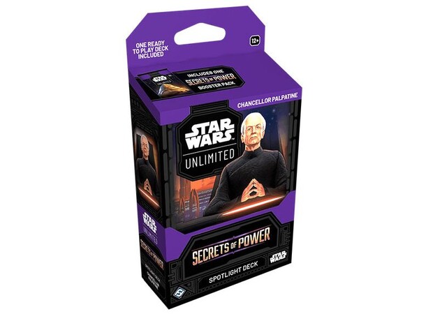 Star Wars Secrets Display Deck Palpatine Star Wars Unlimited - Secrets of Power 