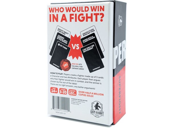 Superfight Second Edition Kortspil 
