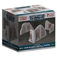 Terræn Hab Block Small Ruins Battlefield in a Box - Gothic Sector
