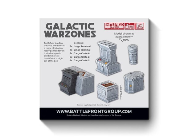 Terræn Rebel Outpost Scatter Terrain Battlefield in a Box - Galactic Warzones 