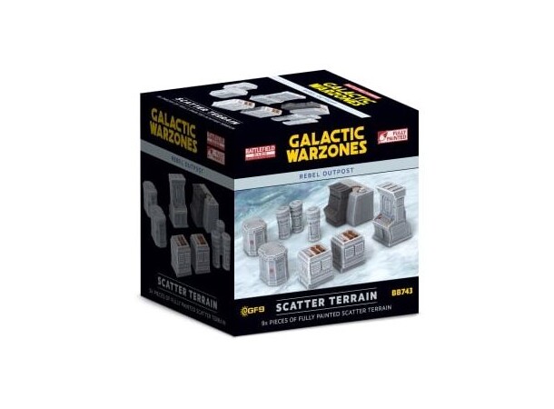 Terræn Rebel Outpost Scatter Terrain Battlefield in a Box - Galactic Warzones 