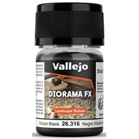 Vallejo Diorama Vulcan Black 0,1-0,6mm Landscape Texture - 35ml