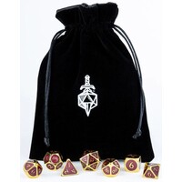 Velvet Dice Bag - Sort Fanroll