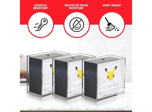 Acrylic Case til Elite Trainer Box (ETB) Evoretro 