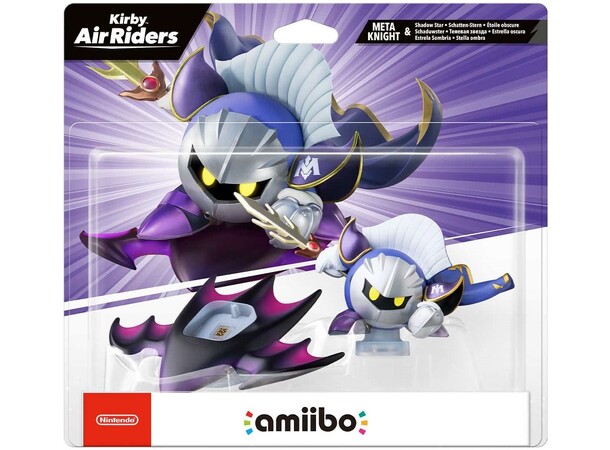 Amiibo Meta Knight & Shadow Star Kirby Air Riders Collection 