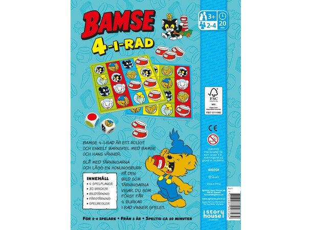 Bamse 4 i rad - SVENSK 