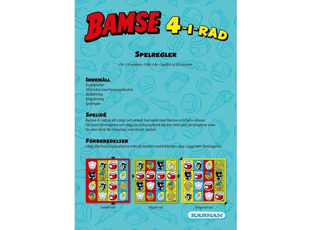 Bamse 4 i rad - SVENSK 