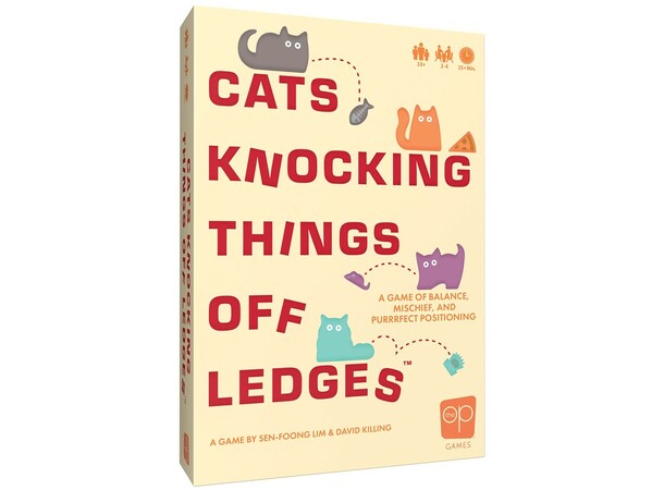 Cats Knocking Things Off Ledges Brætspil 
