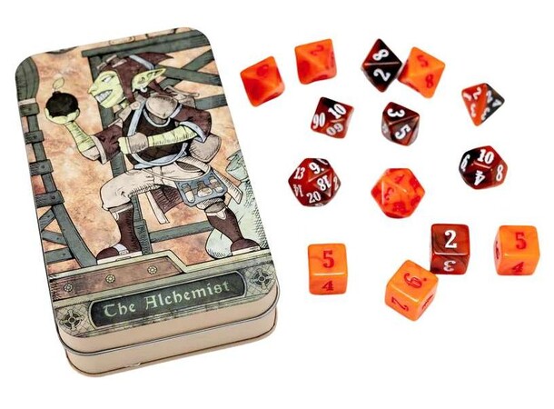 Character Class Dice Set – Alchemist Beadle & Grimm - RPG-terninger (14 stk) 