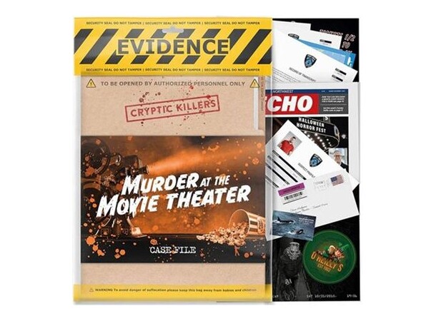 Cryptic Killers Murder Movie Theater Murder at the Movie Theater 