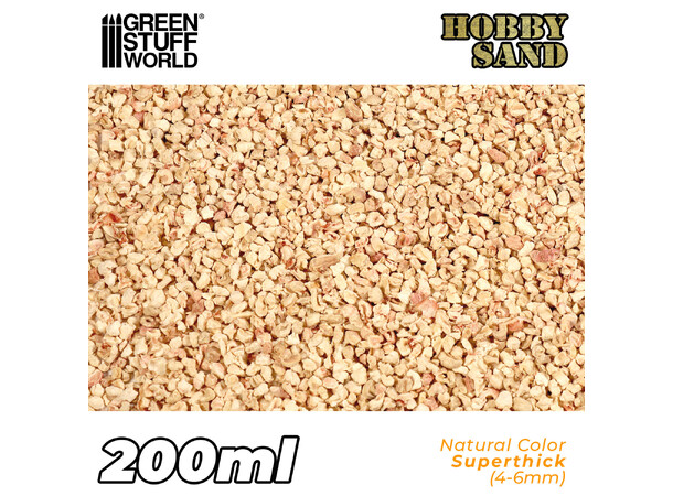 Extra Thick Hobby Sand - Natural 200ml Green Stuff World 
