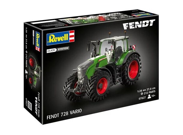 Fendt 728 Vario Gen7 Traktor Revell 1:20 byggesæt 