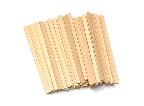 Flat Birch Wood Strips 5 mm x 100 Green Stuff World 