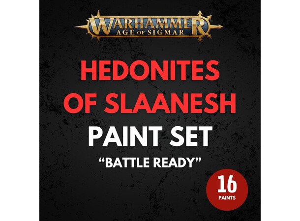 Hedonites of Slaanesh Paint Set Warhammer Age of Sigmar - Battle Ready 