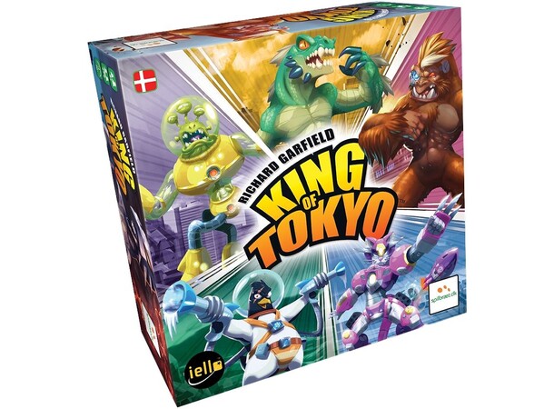 King of Tokyo Brætspil Dansk udgave 