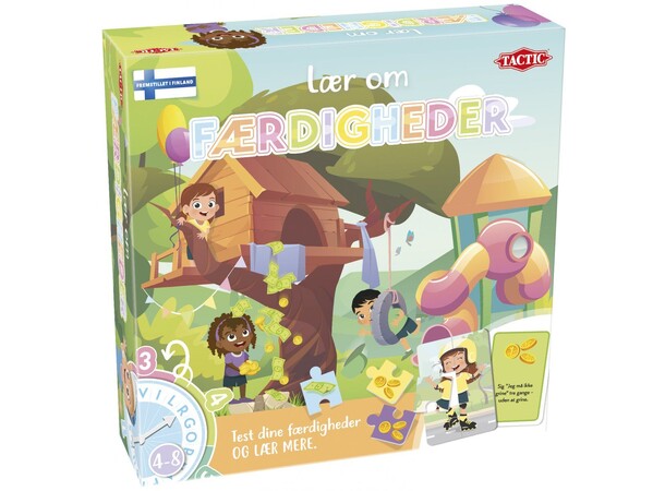 Lær om Færdigheder Brætspil Dansk udgave 