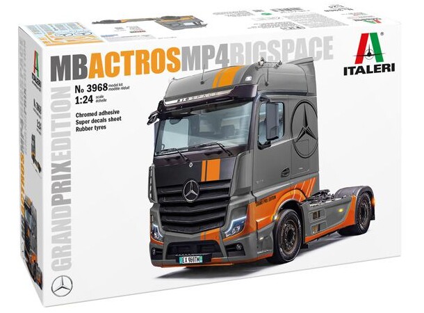 Mercedes-Benz Actros MP4 Big Space GP Italeri 1:24 byggesæt 