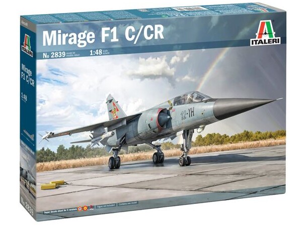 Mirage F1 C/CR Italeri 1:48 Byggesæt 