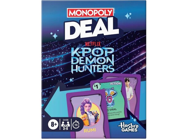 Monopoly Deal KPOP Demon Hunters NORSK 
