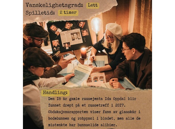 Morder på Russetreffet - NORSK Detective for a Day 