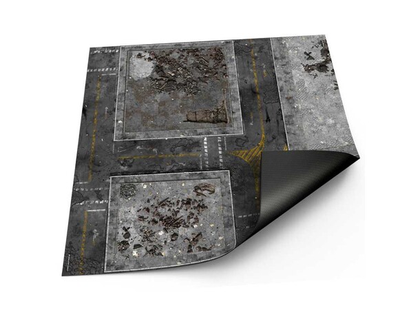 Neopren Mat 4x4 Ground Zero District Green Stuff World - 120 x 120 cm 