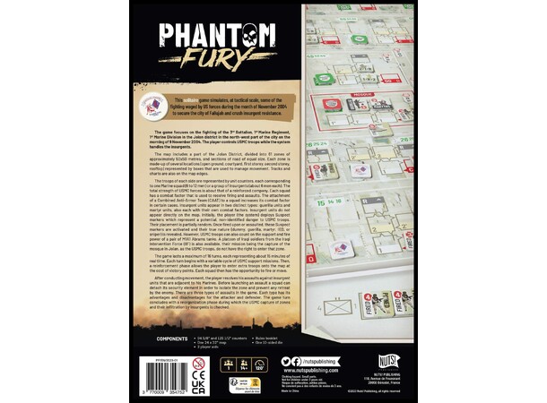 Phantom Fury 2nd Edition Brætspil 