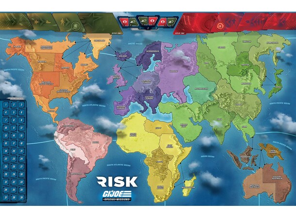Risk GI JOE Special Missions Brætspil 