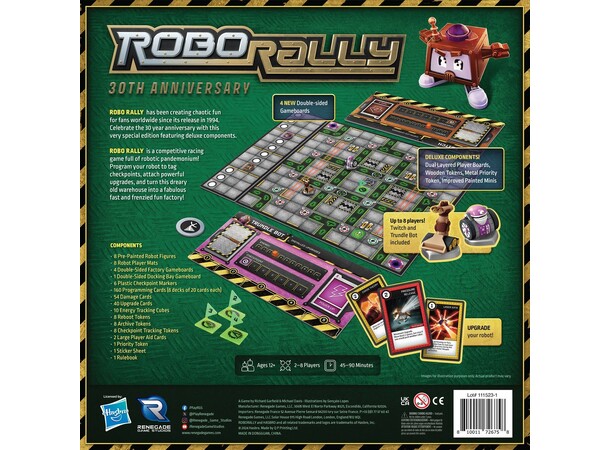 Robo Rally 30th Anniversary Edition Brætspil 