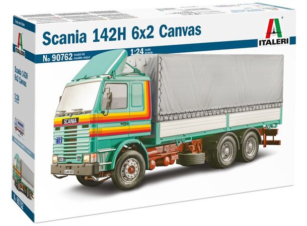Scania 142H 6x2 Canvas Italeri 1:24 byggesæt 