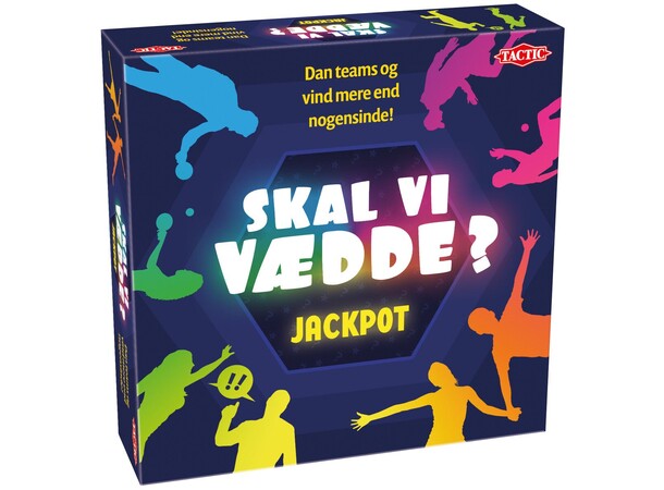 Skal vi vædde Jackpot Selskabsspil Dansk udgave 