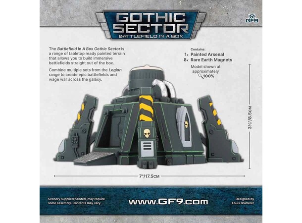 Terrain Legion Arsenal Battlefield in a Box - Gothic Sector 