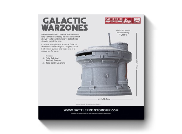 Terræn Rebel Outpost Assault Bunker Battlefield in a Box - Galactic Warzones 