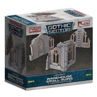 Terræn Warehouse Small Ruins Battlefield in a Box - Gothic Sector