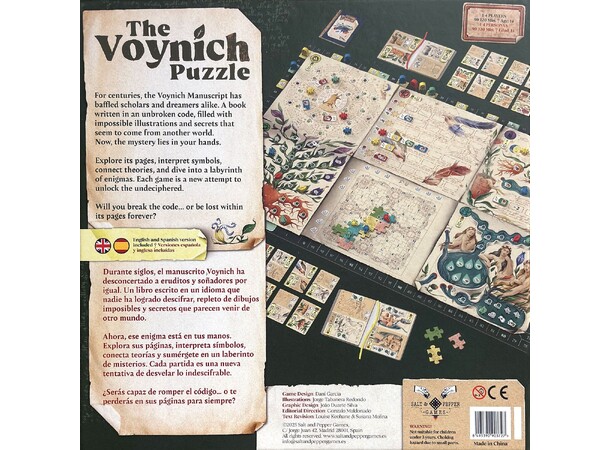 The Voynich Puzzle Brætspil 