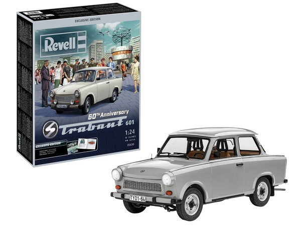 Trabant 601 60-års jubilæum Revell 1:24 byggesæt 
