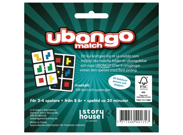 Ubongo Match - SVENSK 