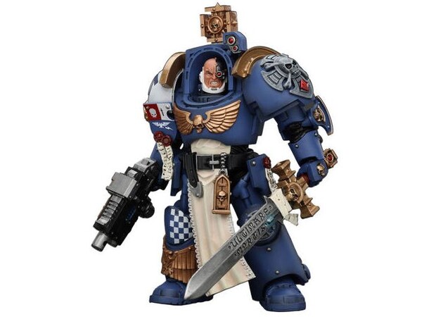 Ultramarines Captain Terminator-rustning Warhammer 40K actionfigur 