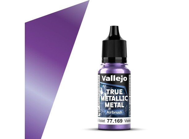 Vallejo True Metallic Airbrush Celestial Violet - True Metallic Metal 