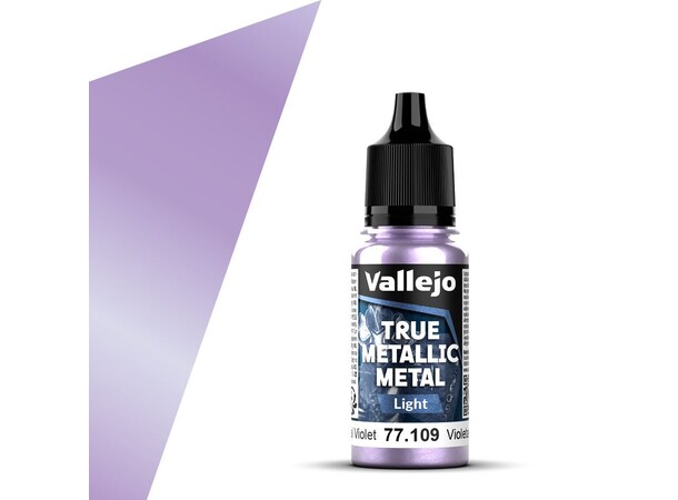 Vallejo True Metallic Light Celestial Violet - True Metallic Metal 