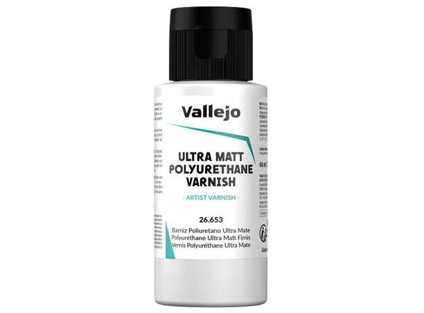 Vallejo Ultra Matt Poly Varnish 60 ml Polyurethan 