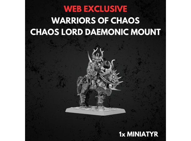 Warriors of Chaos Chaos Lord Daemonic Warhammer The Old World - Mount 