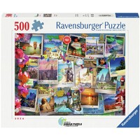World Travel Pinboard 500 brikker Puslespil - Ravensburger Puzzle
