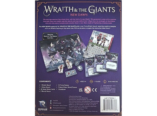 Wraith & The Giants New Dawn Expansion Ekspansion til Wraith & The Giants 