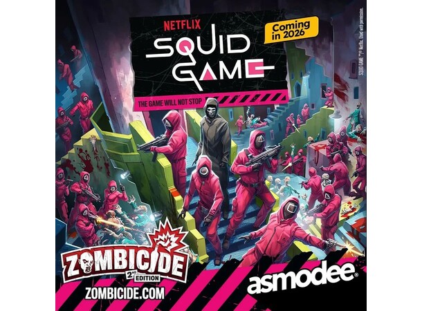 Zombicide 2nd Ed Squid Game Expansion Udvidelse til Zombicide 